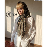 روسری حریر گارزا چاپی ، hps