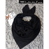 روسری گل مخمل مشکی دانا ، سافارین