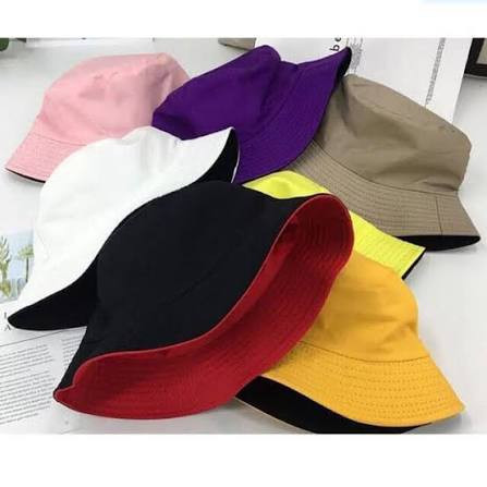 کلاه باکت ساده ، دو رو ، یک رو