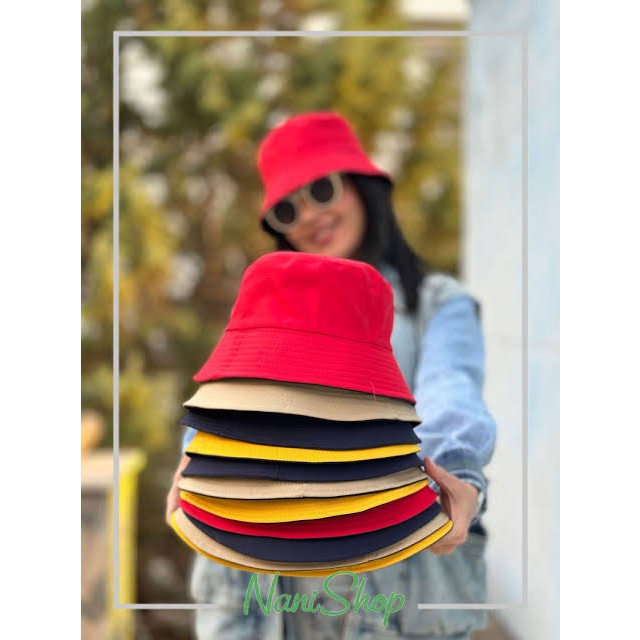 کلاه باکت ساده ، دو رو ، یک رو