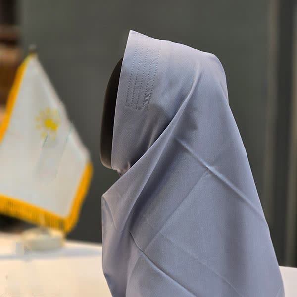 مقنعه نخی ابری