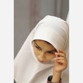 مقنعه نخی ابری