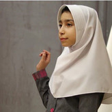مقنعه نخی ابری