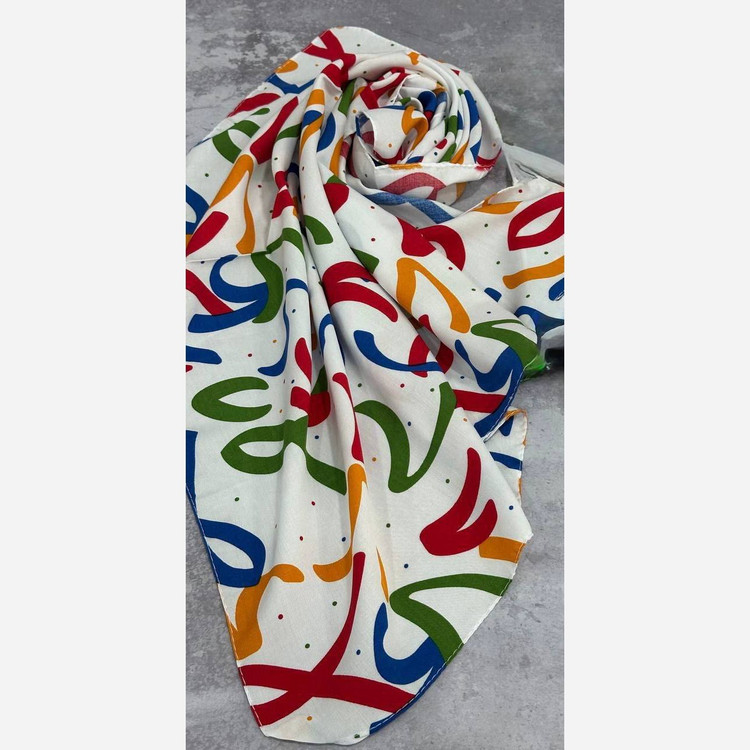 مینی اسکارف رنگین کمانی