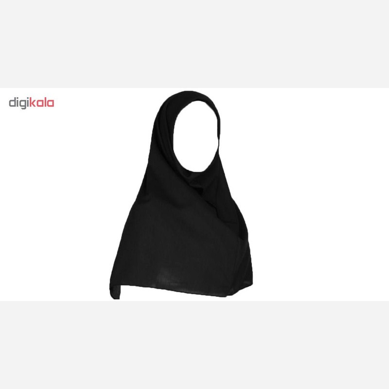 مقنعه نخی و کرپ سایز 90