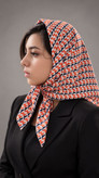 مینی اسکارف نخی دو دوخت