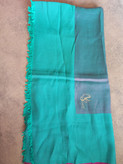 روسری نخی دو رنگ بامبو