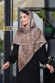 روسری سوپر نخ شانتون دور دوخت