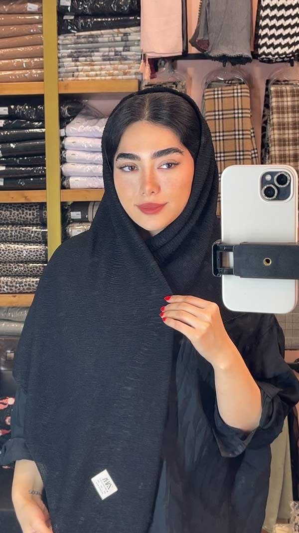روسری پلیسه درختی لومیکا (Zara)