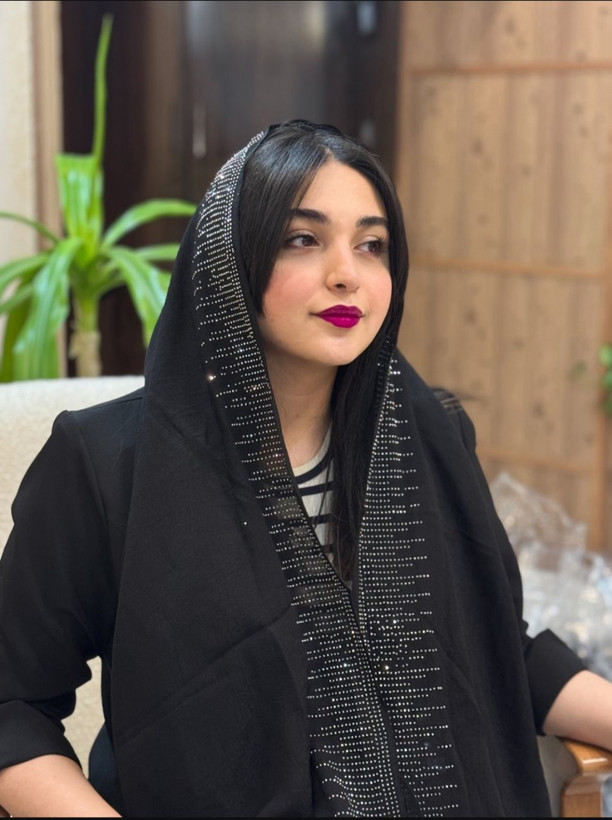 شال مشکی وال اسلپ حاشیه نگین